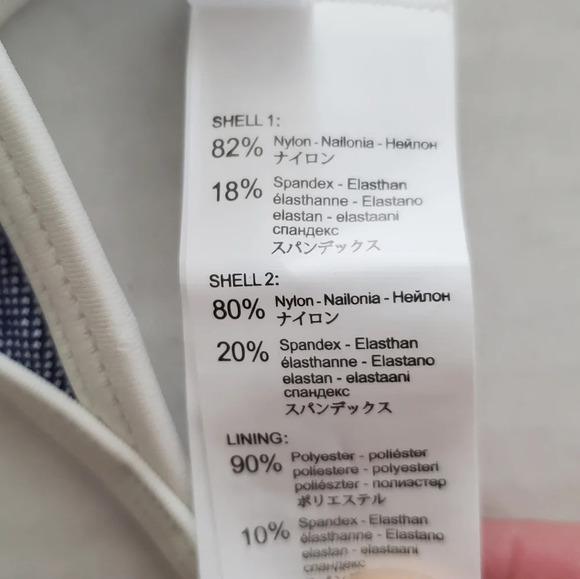 CUPSHE Contrast Trimmed Super Cheeky Bikini Bottoms in Blue Size S NWT - Picture 4 of 7